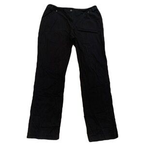 💜 Black Casual Pants - Size 16 - Cotton Blend - Made in Bangladesh